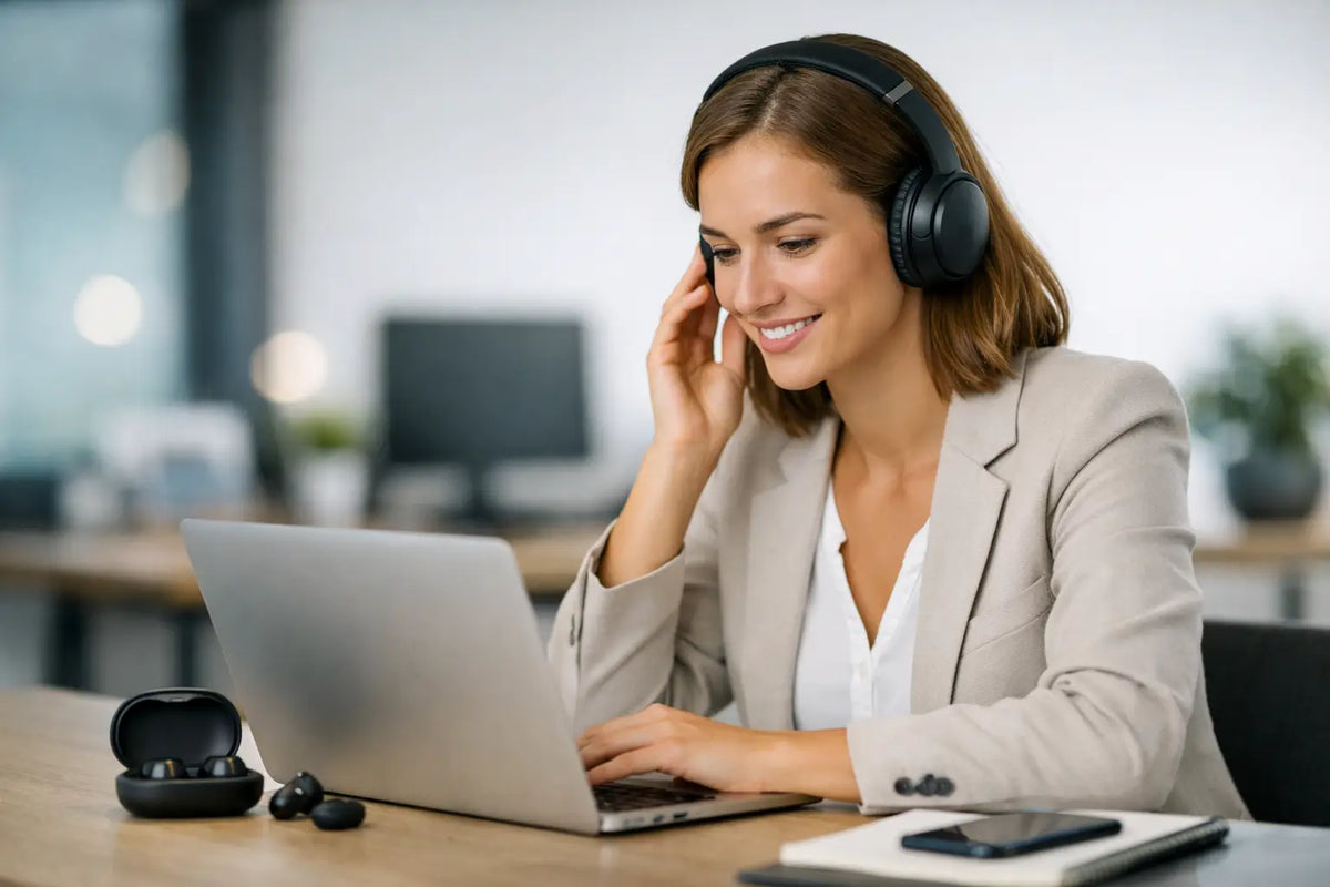 Auriculares bluetooth para trabajar: cómo elegir