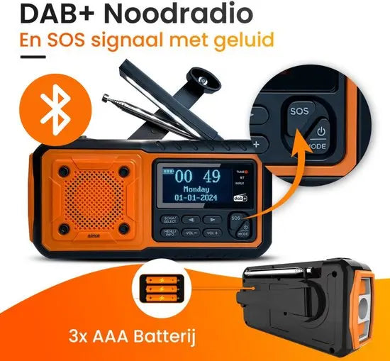 RADIO SOLAR DE EMERGENCIA