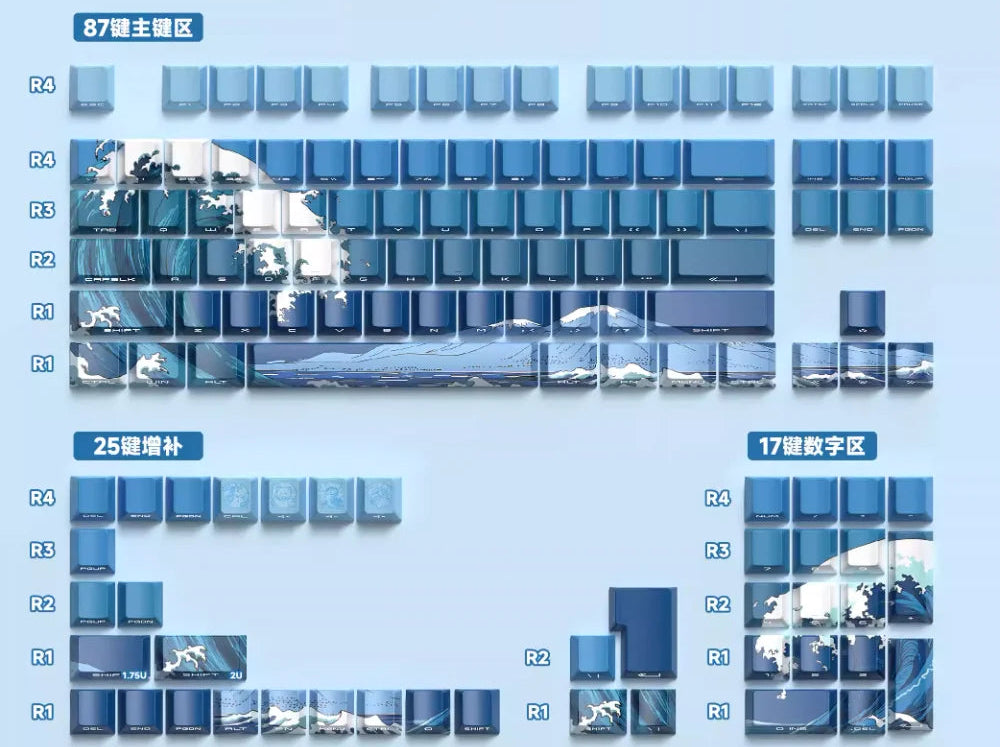 Teclado Personalizado Set PBT 129