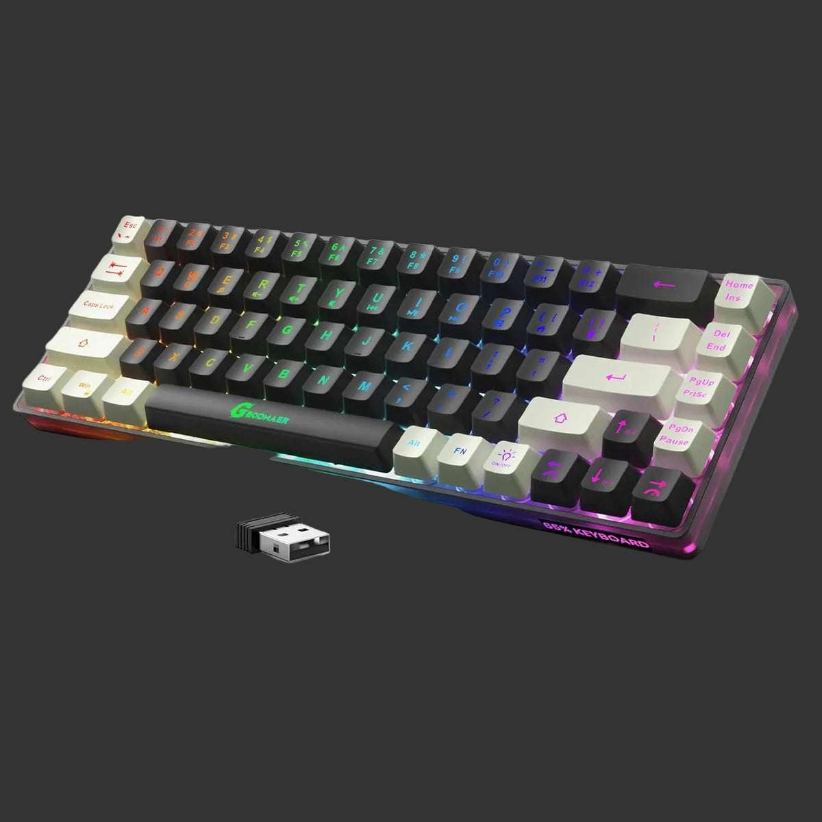 Teclado con batería recargable GEODMAER 53