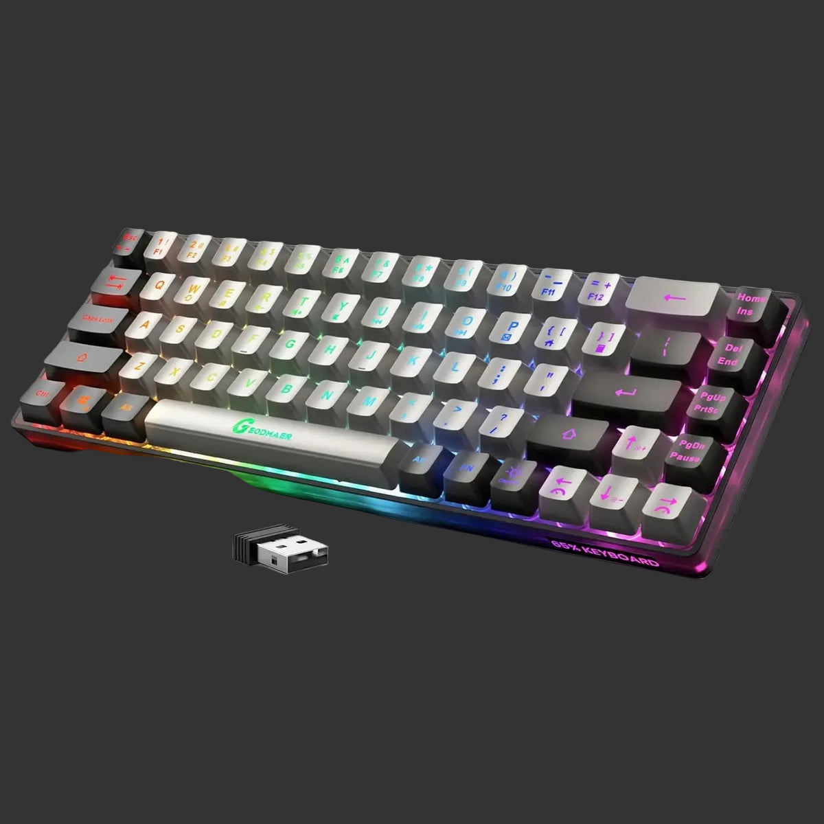 Teclado con batería recargable GEODMAER 53