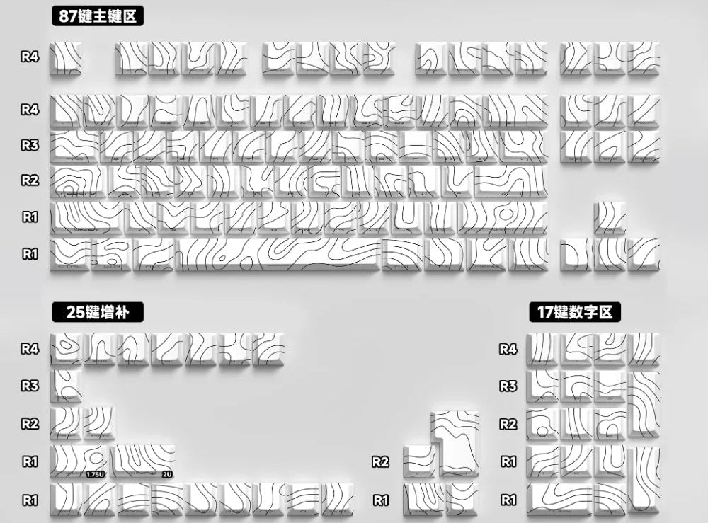 Teclado Personalizado Set PBT 129